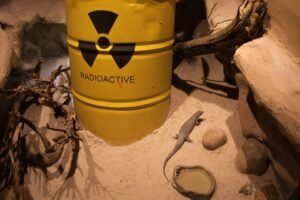 Radioactive pollution