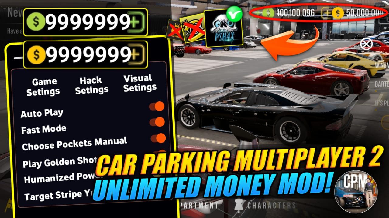 Car parking multiplayer 2 apk mod menu unlocked everything